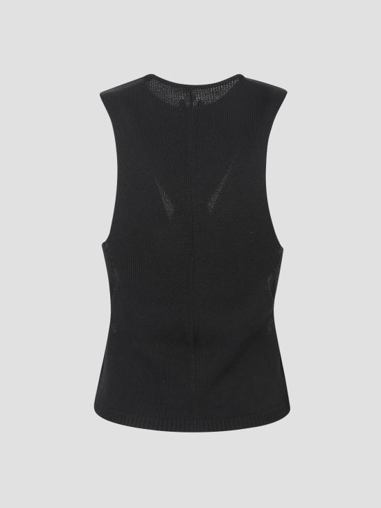 25FW 릭 오웬스 블라우스 RO02E4662KNEWWOOLHWP 09 BLACK - RICK OWENS