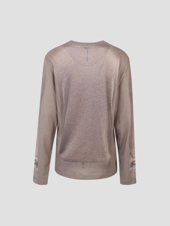 25FW 마린세르 긴팔 티셔츠 MTT076ACJER0091 BG20 BEIGE - MARINE SERRE