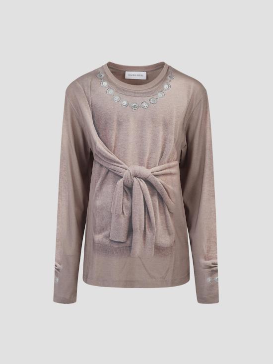 25FW 마린세르 긴팔 티셔츠 MTT076ACJER0091 BG20 BEIGE