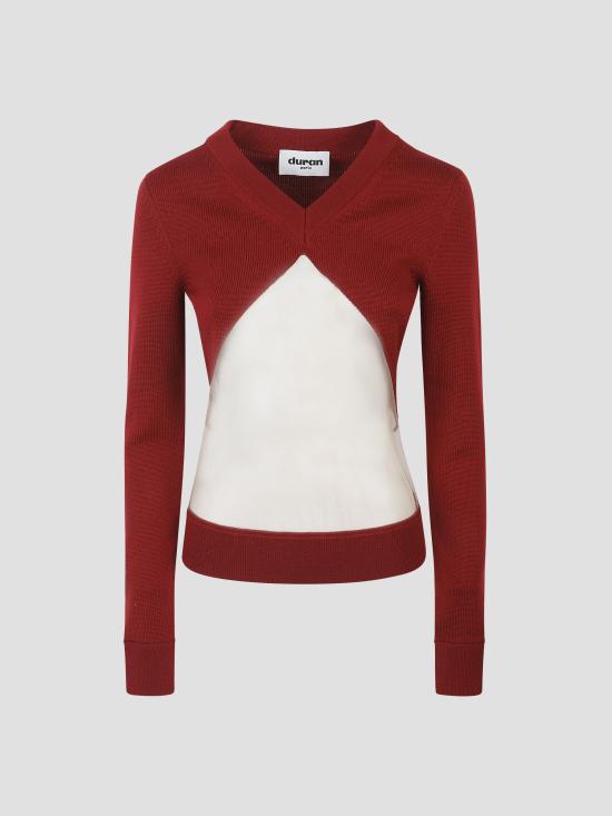 25FW DURAN 스웨터 DRFW25TO05970 0275 BURGUNDY