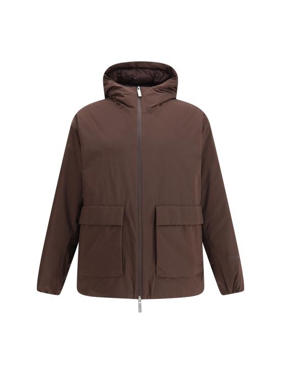 25FW 라미나르 숏패딩 PI00384UL11128 8930 BROWN