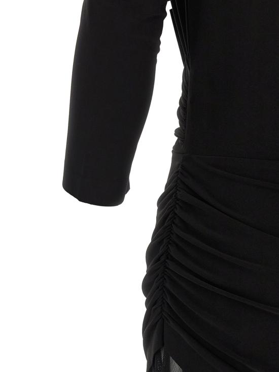 25FW 노마카말리 롱 원피스 KK3253PMR20001 Black - NORMA KAMALI