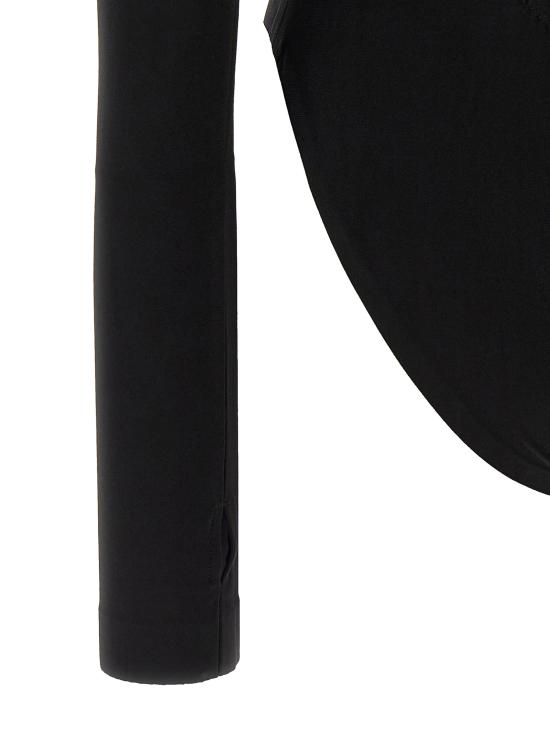 25FW 노마카말리 바디수트 티셔츠 KK321BPL205001 Black - NORMA KAMALI