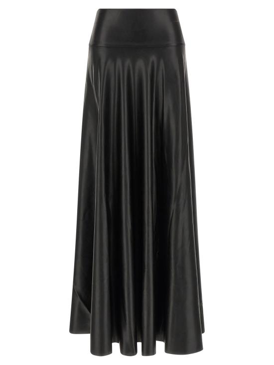 25FW 노마카말리 숏 스커트 ST325SLVQ93001 Black