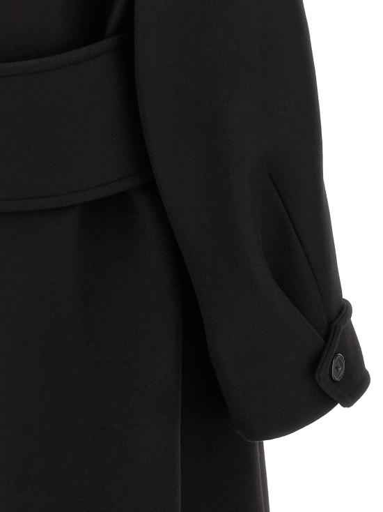 25FW 케이트 트렌치 코트 7141545200 Black - KHAITE