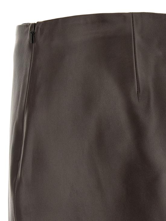 25FW 케이트 롱 스커트 4116937737 Brown - KHAITE