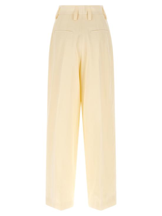 25FW 질샌더 스트레이트 팬츠 J03KA0292J65005105 White - JIL SANDER