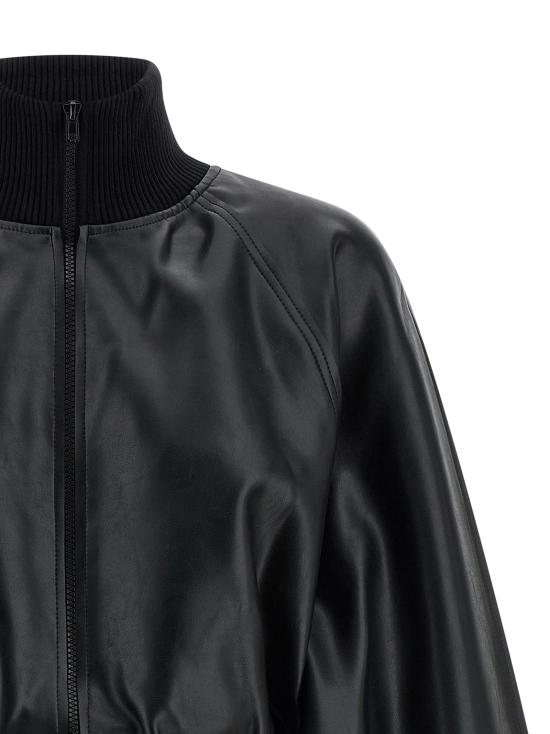 25FW 노마카말리 봄버 자켓 ST3254LVR31001 Black - NORMA KAMALI