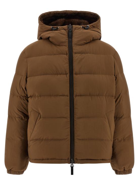 25FW 이브살로몬 자켓 26W26WFV04262J08XA2257 Brown - YVES SALOMON