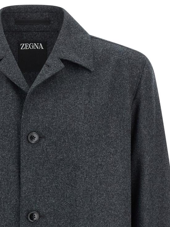 25FW 에르메네질도제냐 자켓 231C01A21DHAQ07R001 Gray - ERMENEGILDO ZEGNA