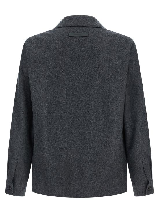 25FW 에르메네질도제냐 자켓 231C01A21DHAQ07R001 Gray - ERMENEGILDO ZEGNA