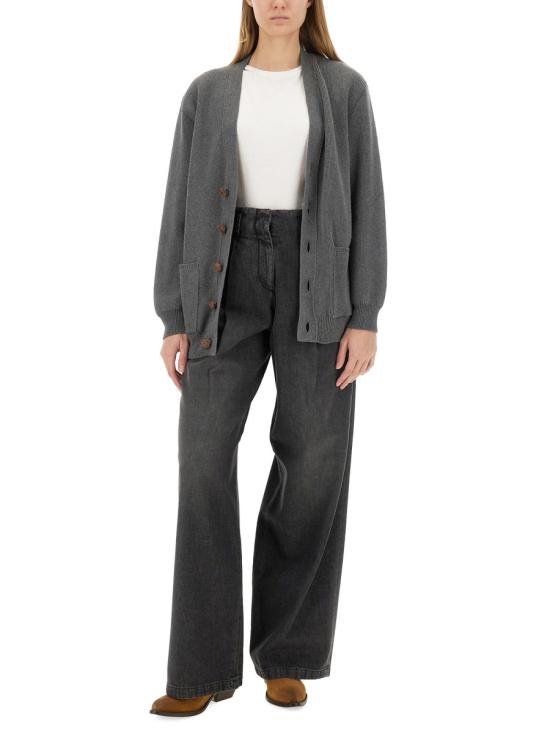 24FW 골든구스 스트레이트 팬츠 GWP01203 P00099490100 BLACK - GOLDEN GOOSE