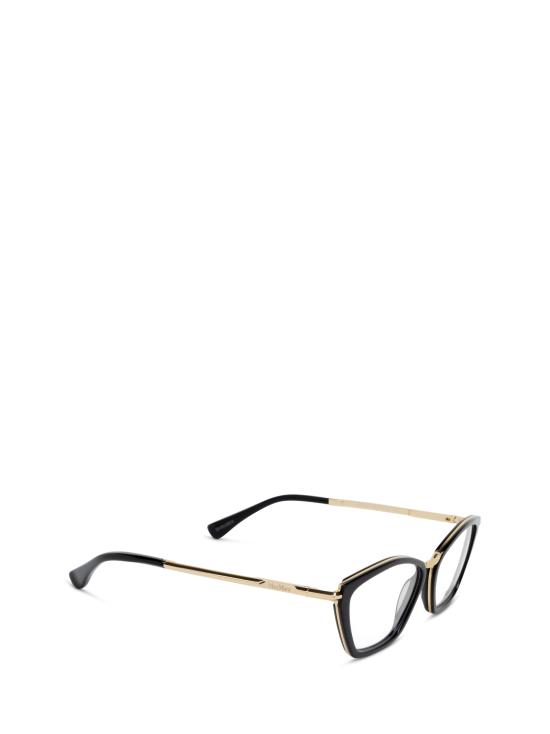 26FW 막스마라 안경 MM5152 001 SHINY BLACK SHINY PALE GOLD - MAX MARA