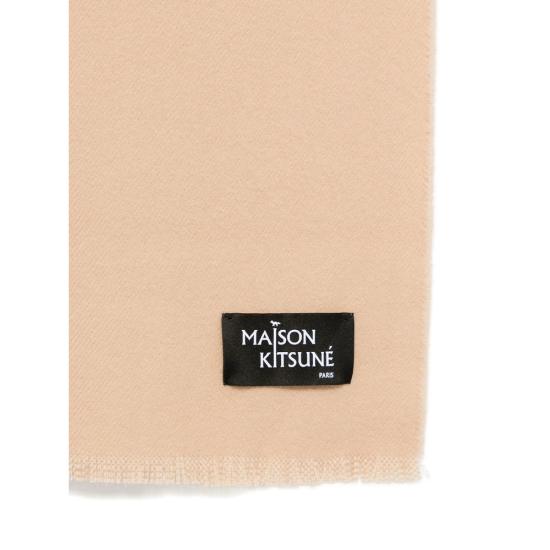 25FW 메종키츠네 울 프린지 스카프 PW06200WB0028 TABEI NEUTRALS - MAISON KITSUNE