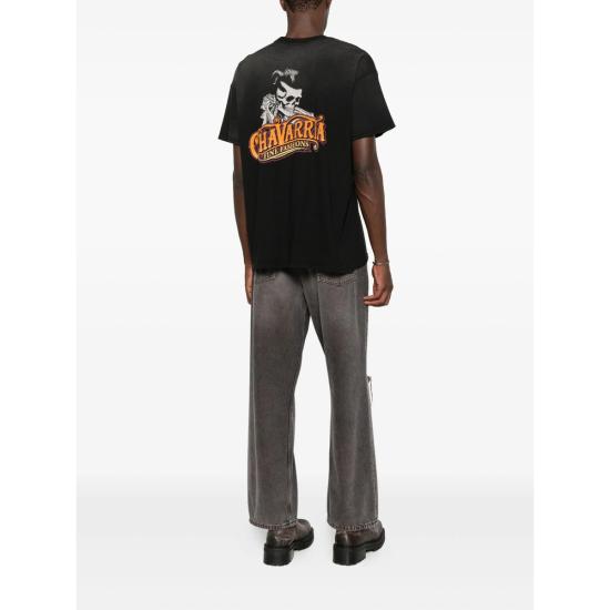 25FW 윌리 차바리아 탑 WCJSY0127 001 BLACK - WILLY CHAVARRIA