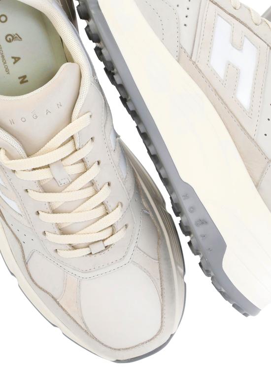 25FW 호간 스니커즈 HXW6690FK70TFB 0VBK Ivory - HOGAN