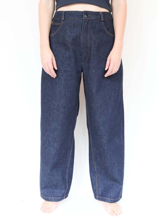  코데라 데님 팬츠 데님 스트레이트 팬츠 - CORDERA