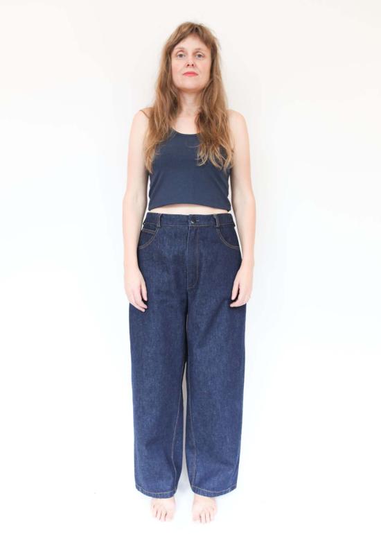  코데라 데님 팬츠 데님 스트레이트 팬츠 - CORDERA