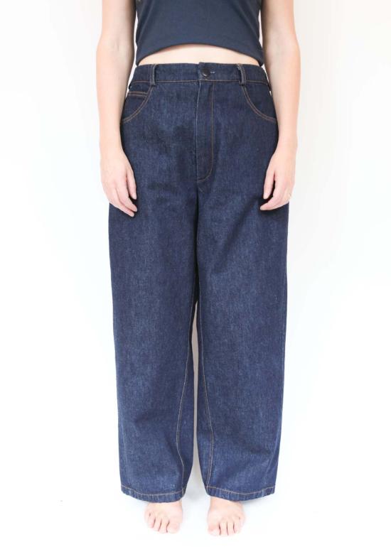  코데라 데님 팬츠 데님 스트레이트 팬츠 - CORDERA