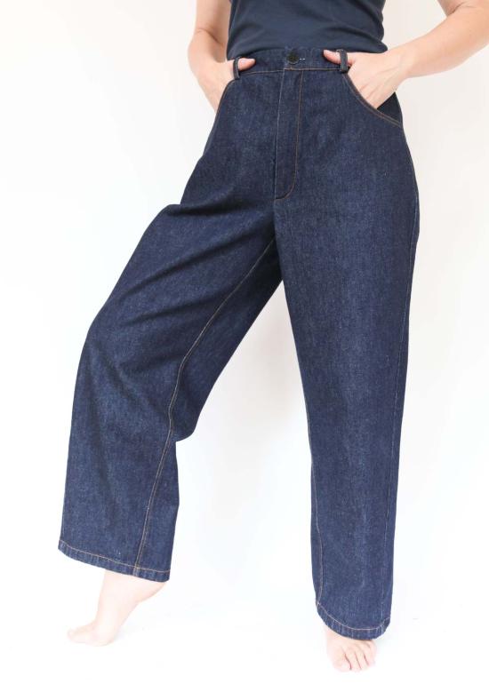  코데라 데님 팬츠 데님 스트레이트 팬츠 - CORDERA