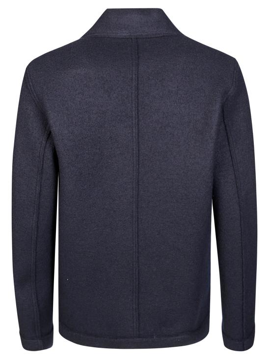 25FW 스톤 아일랜드 펠티드 RWS 울 더블 브레스티드 피 코트 K2S155100059S0IN1 V0020 BLU - STONE ISLAND