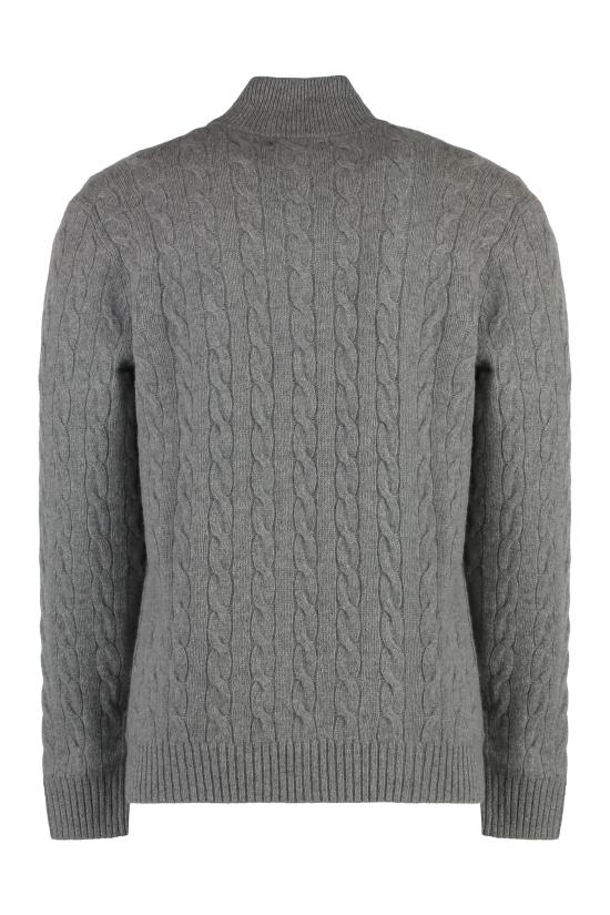  폴로 랄프로렌 포니 자수 케이블 니트 점퍼 710876766 008 grey - POLO RALPH LAUREN