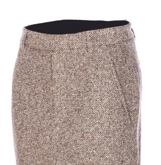 25FW 브루넬로 쿠치넬리 미디 스커트 MG531G3918 C6321 Beige - BRUNELLO CUCINELLI