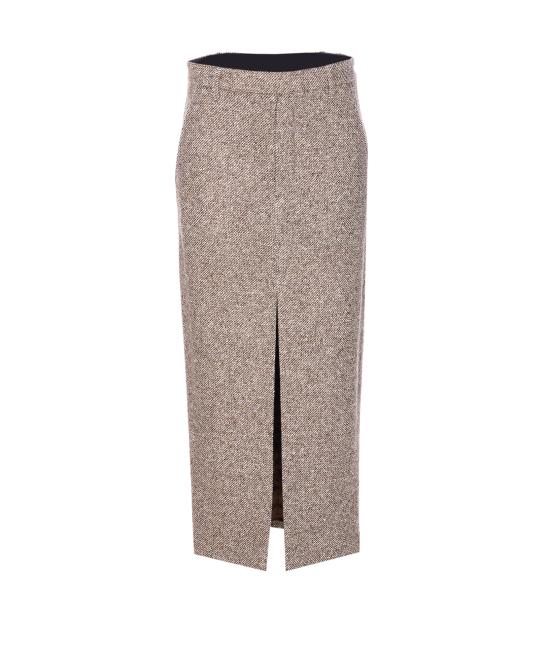 25FW 브루넬로 쿠치넬리 미디 스커트 MG531G3918 C6321 Beige