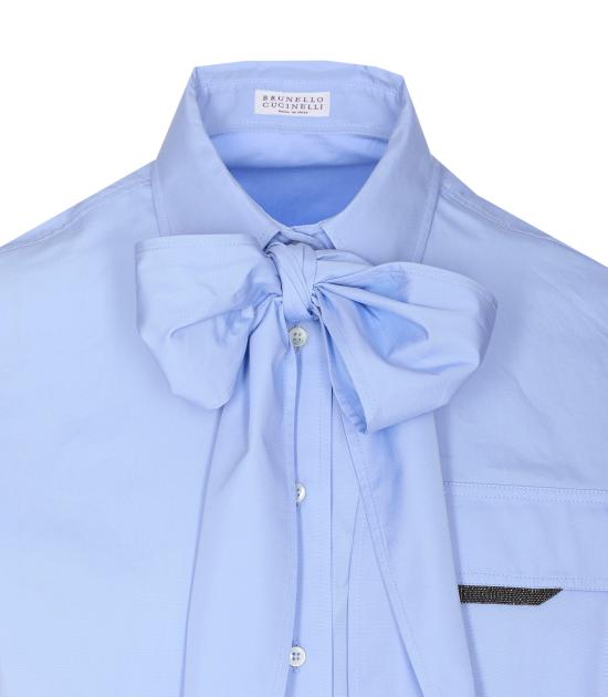 25FW 브루넬로 쿠치넬리 셔츠 MH772MY526 C172 Blue - BRUNELLO CUCINELLI