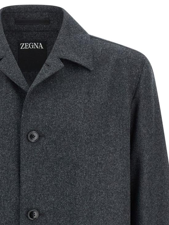 25FW 에르메네질도제냐 자켓 231C01A21DHAQ07R001 GRAY - ERMENEGILDO ZEGNA