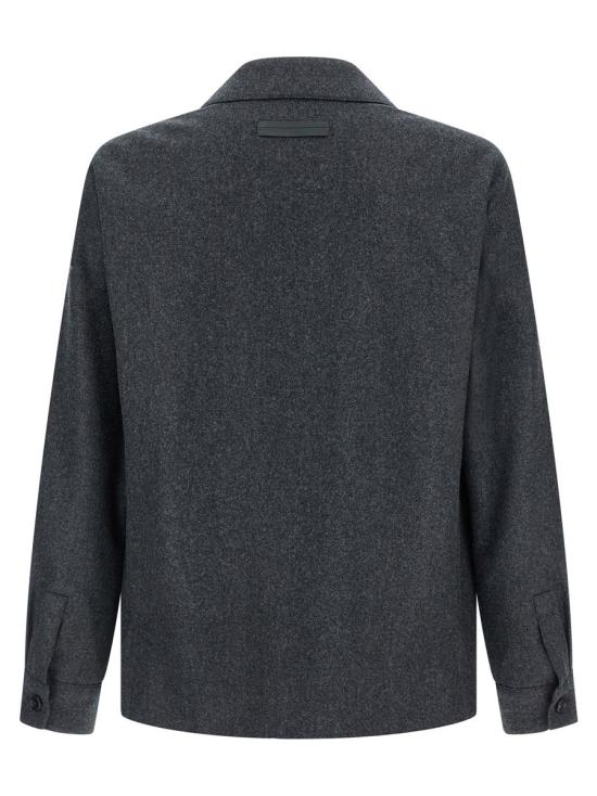 25FW 에르메네질도제냐 자켓 231C01A21DHAQ07R001 GRAY - ERMENEGILDO ZEGNA