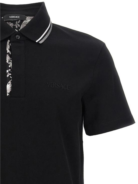 25SS 베르사체 폴로 티셔츠 10158081A11072 Nero Black - VERSACE