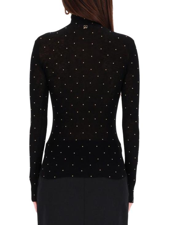 25FW 파코라반 터틀넥 25HMPU058ML0322 P001 Black - PACO RABANNE