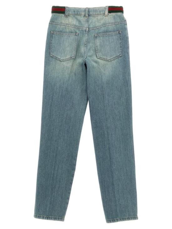 25SS 구찌 데님 숏팬츠 759866XDCRW Blu BLUE - GUCCI