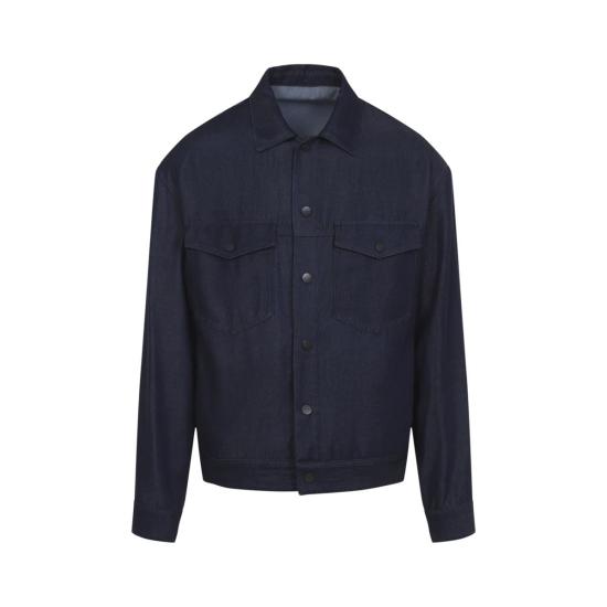 25FW 조르지오 아르마니 봄버 자켓 GM000290 AF19299 001 BLUE