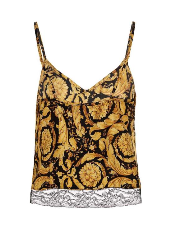 25SS 베르사체 민소매 티셔츠 10085571A06155 Nero Black - VERSACE