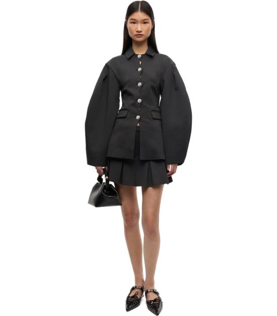 25FW 가니 자켓 W0516 252 34 Black - GANNI