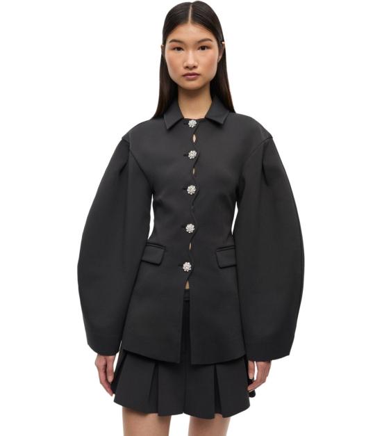 25FW 가니 자켓 W0516 252 34 Black - GANNI