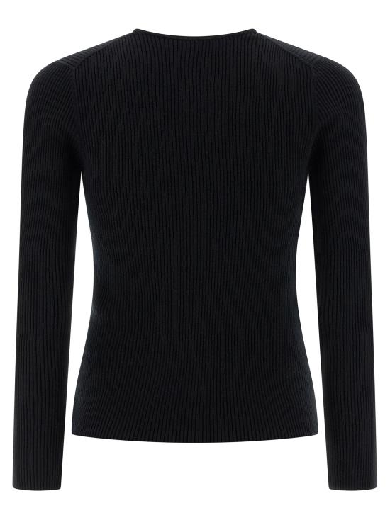 25FW 메종키츠네 베이비 폭스 파인 립 울 가디건  PW00513KT1155P199 - MAISON KITSUNE