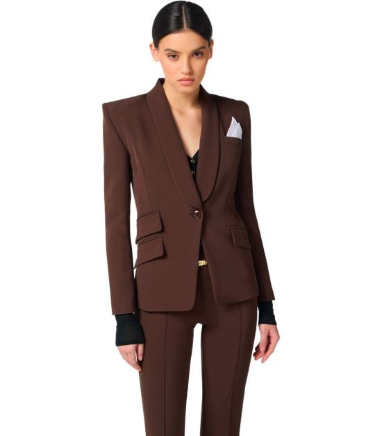 25FW 엘리자베타프랜치 점프수트 TP00156E2 EA3 38 Brown - ELISABETTA FRANCHI