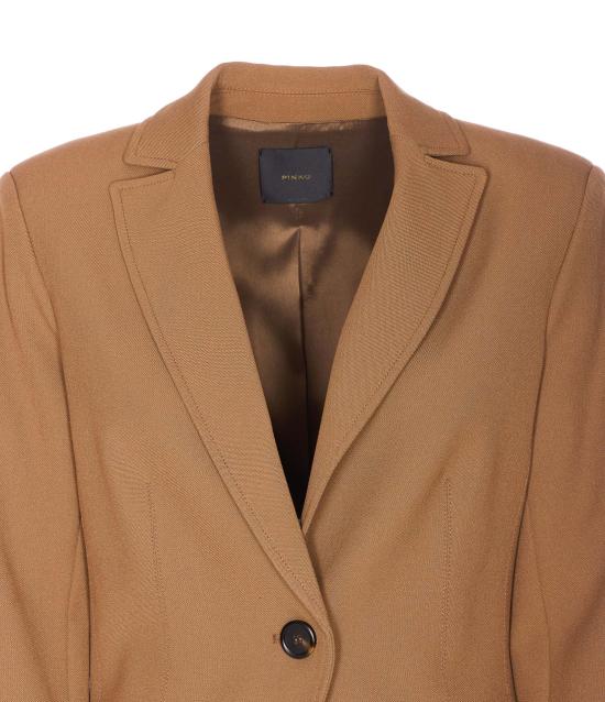 25FW 핑코 수트 자켓 105687 A2QVM20 Brown - PINKO