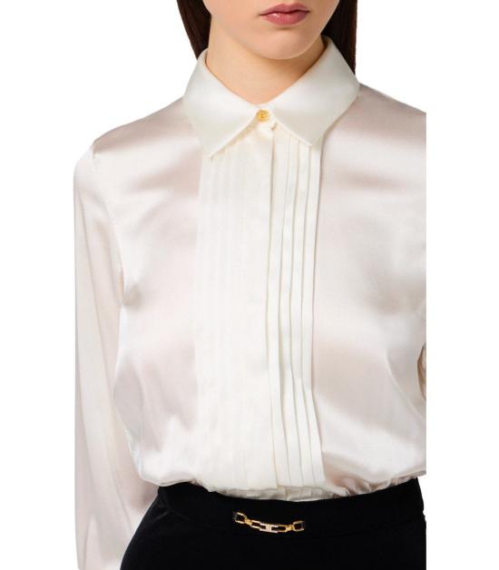 25FW 엘리자베타프랜치 롱 원피스 ABR4657E2 309 40 White - ELISABETTA FRANCHI