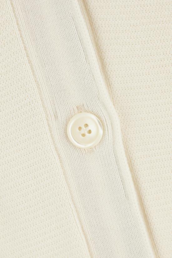 26SS 톰브라운 파인 메리노 울 4바 클래식 V넥 가디건 FKC207A00014 100 - THOM BROWNE