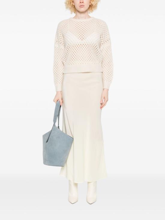 25FW 막스마라 스웨터 2521366142600 042001 White - MAX MARA
