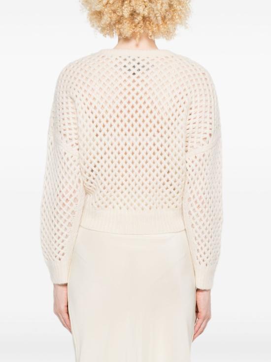 25FW 막스마라 스웨터 2521366142600 042001 White - MAX MARA