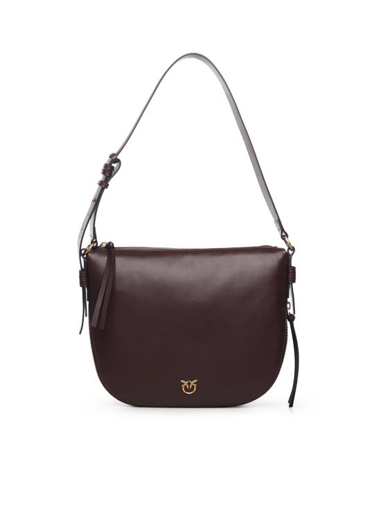 25FW 핑코 숄더백 105113 A0QOLA7Q Mahogany red