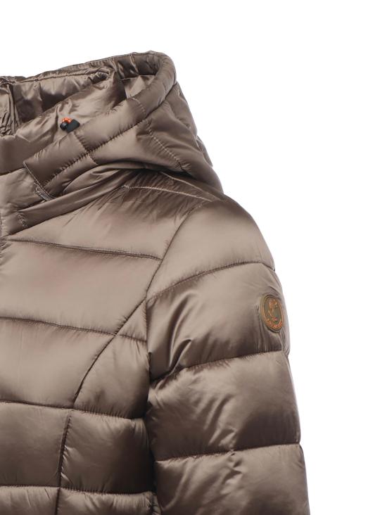 25FW 세이브더덕 코트 D47300W IRIS2140023 Mud grey - SAVE THE DUCK