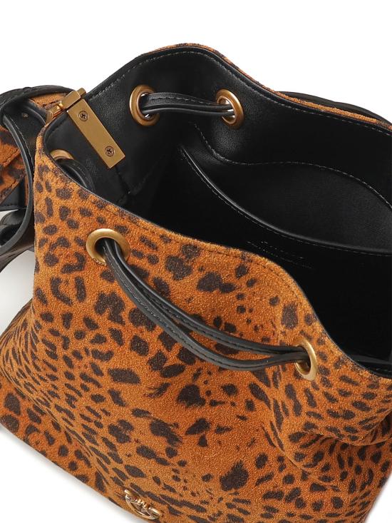 25FW 핑코 숄더백 104303 A32AM35Q ANIMALIER BROWN - PINKO