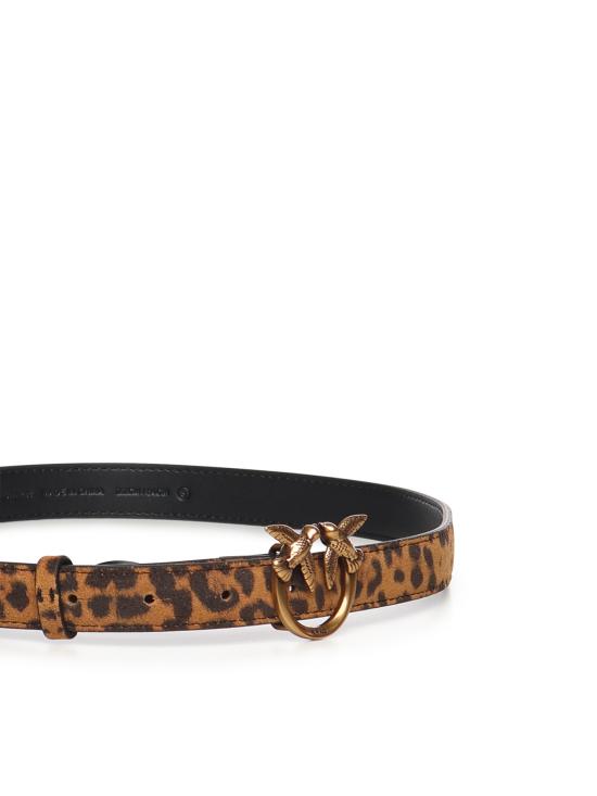 25FW 핑코 벨트 100143 A32AM35Q ANIMALIER BROWN - PINKO