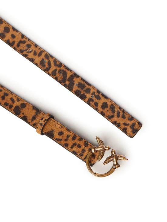 25FW 핑코 벨트 100143 A32AM35Q ANIMALIER BROWN - PINKO